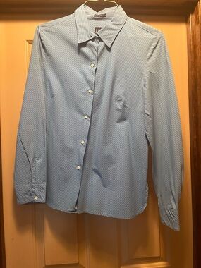 GAP Light Blue Pinstripe Men's Dress Shirt